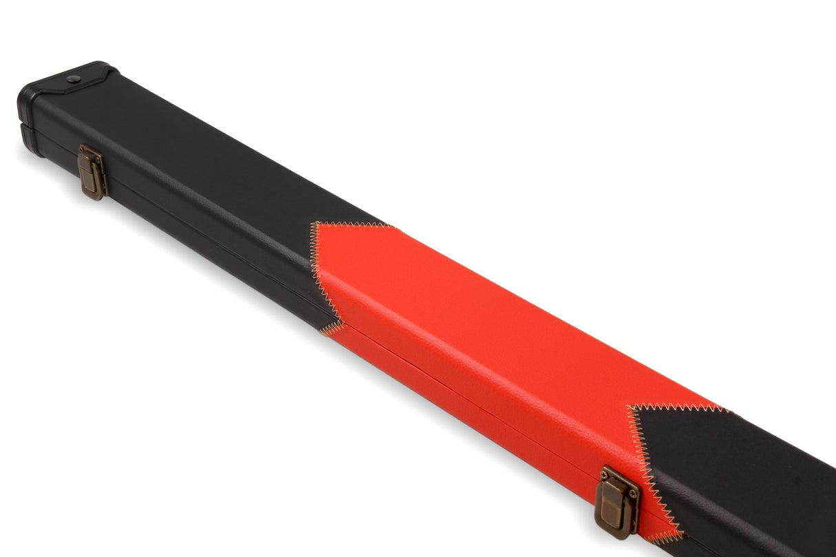 Baize Master 1 Piece ARROW Snooker Pool Cue Case with Plastic Ends - Holds 2 Cues