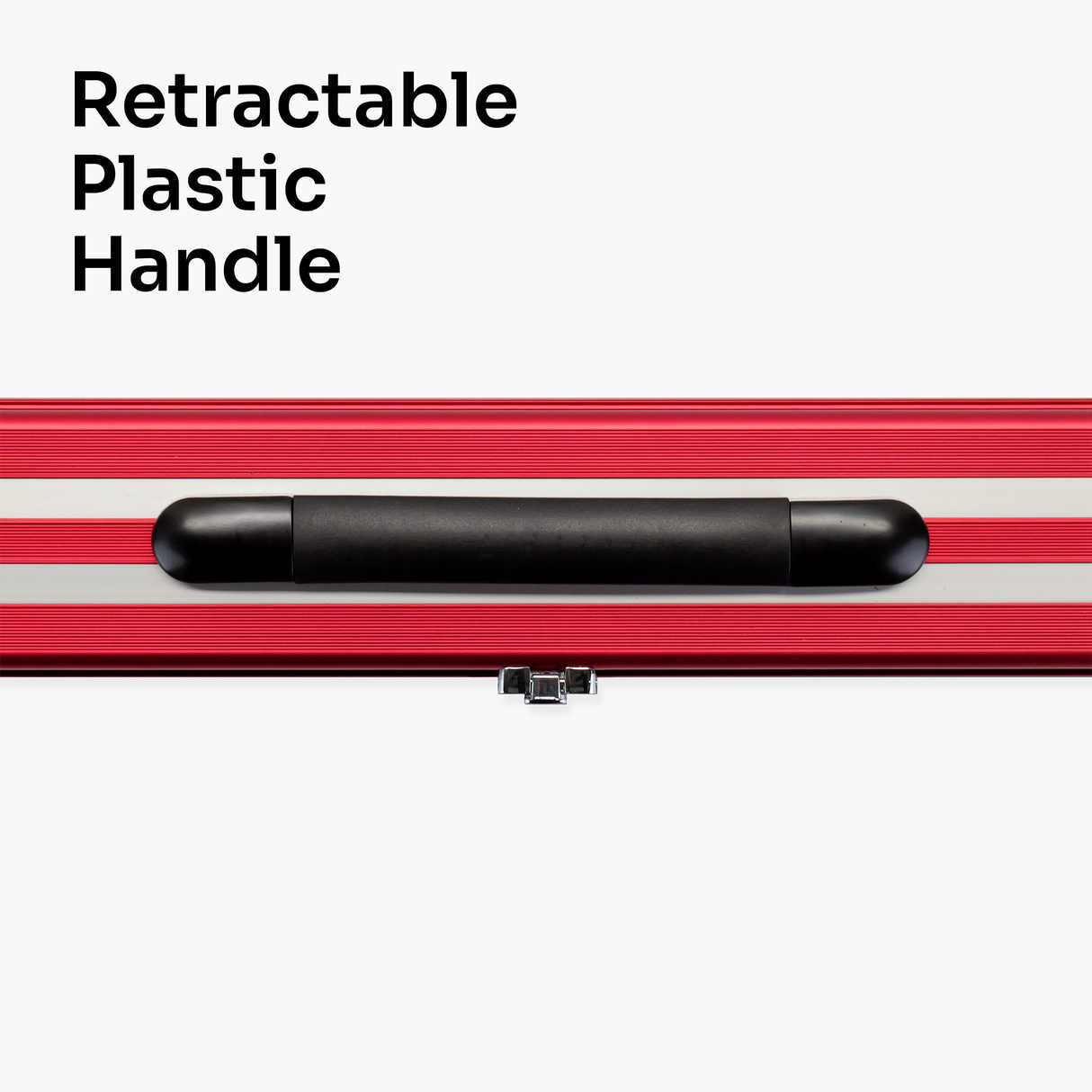 Silver Stripe Pro Aluminium Premium 3/4 Snooker and Pool Cue Case - Holds 1 x 3/4 Joint Cue + Extensions