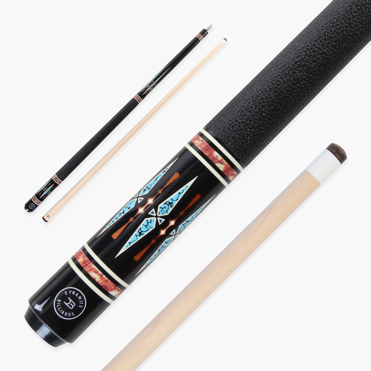 Dynamite Billiards DB4 American Maple Pool Cue – 12.5mm Tip – Designed by Darren Appleton
