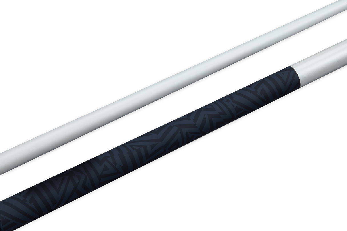 PowerGlide Quanta 57 Inch 2 Piece Carbon Fiber Low Deflection Pool Cue 10mm Tip