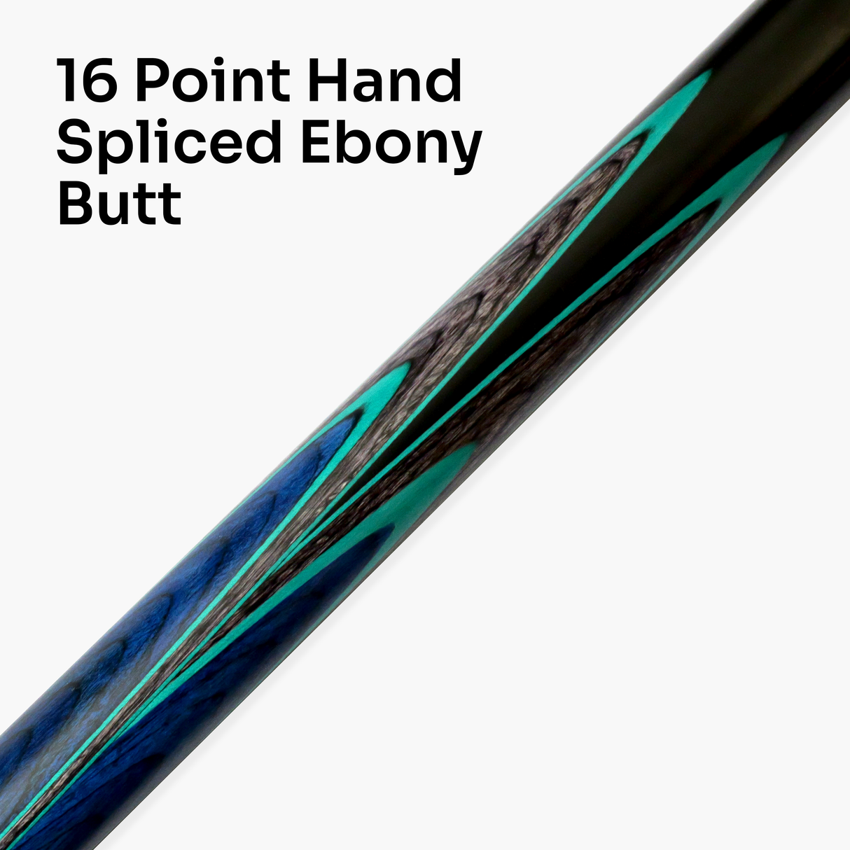 Baize Master Blue Admiral Limited-Edition 57 Inch 1 Piece Professional Ash Snooker Pool Cue 9.5mm Tip with Hand Fitted PRO SPIN Medium Tip - Hand Finished in the UK by Cue Care Jim using Lynch’s Cue Balm