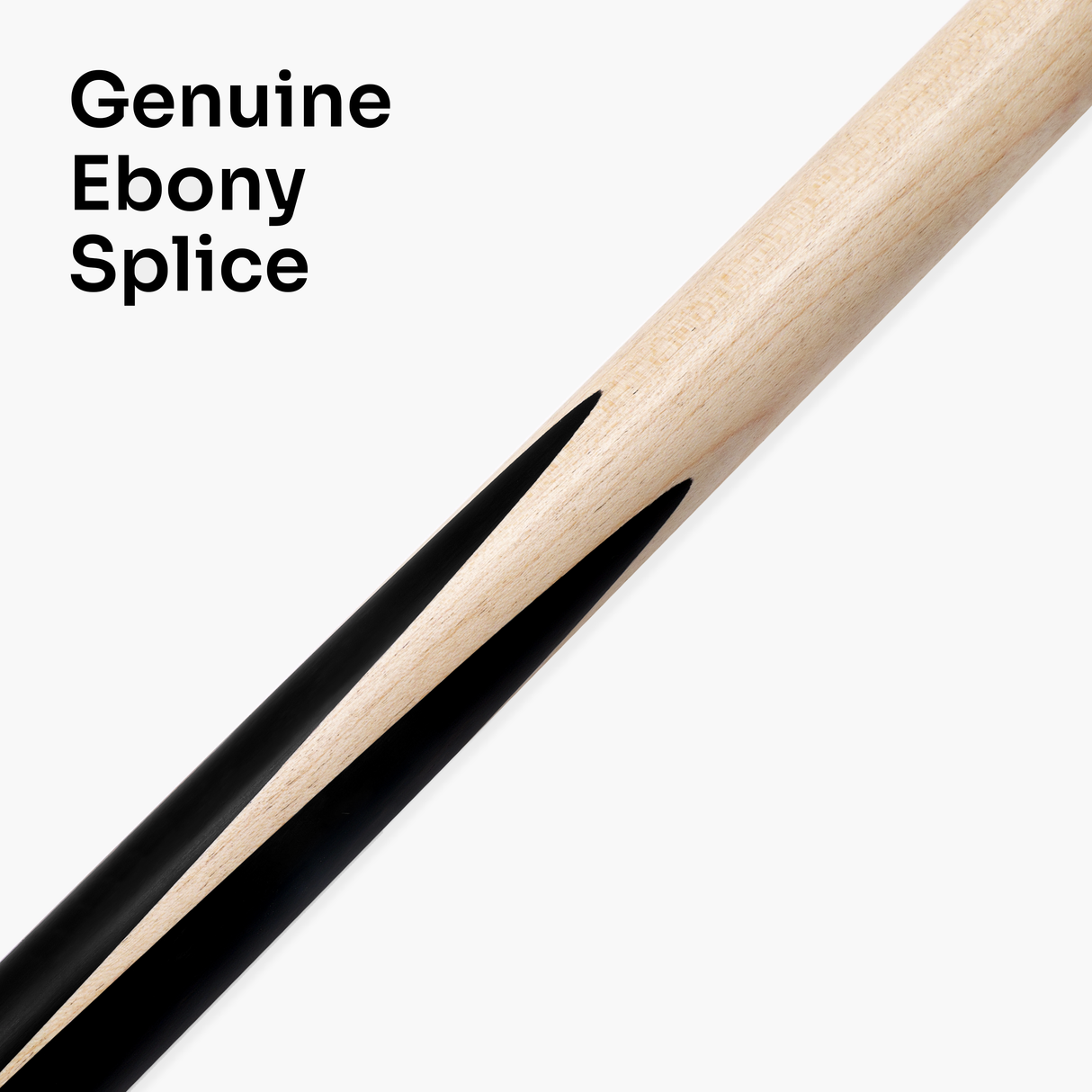 Baize Master King Breaker Ebony 58 Inch 1 Piece English Pool Break Cue with Maple Shaft and Ebony Butt - 10.2mm Phenolic Tip and Round Butt End – For Breaking Only