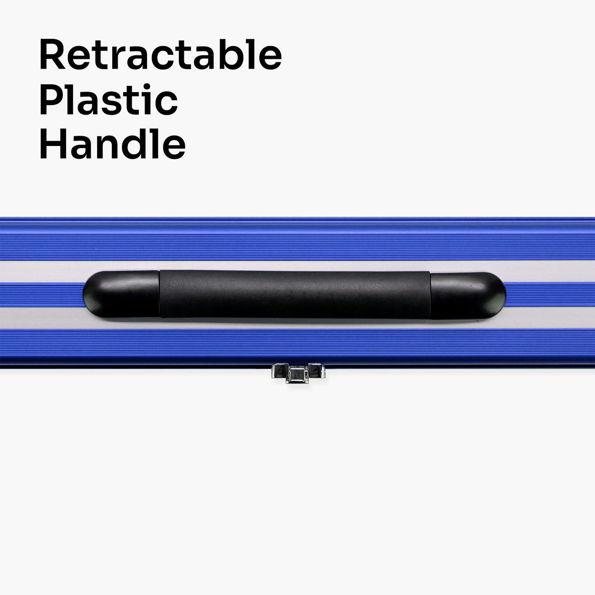 Silver Stripe Pro Aluminium Premium 3/4 Snooker and Pool Cue Case - Holds 1 x 3/4 Joint Cue + Extensions