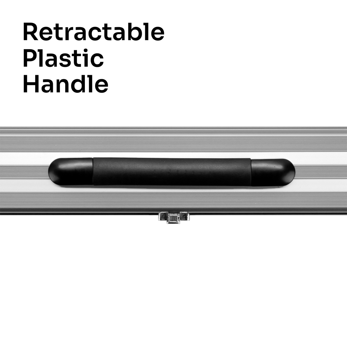 Silver Stripe Pro Aluminium Premium 3/4 Snooker and Pool Cue Case - Holds 1 x 3/4 Joint Cue + Extensions