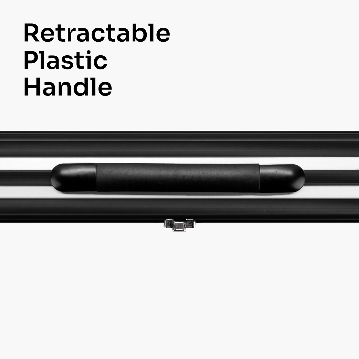 Silver Stripe Pro Aluminium Premium 3/4 Snooker and Pool Cue Case - Holds 1 x 3/4 Joint Cue + Extensions