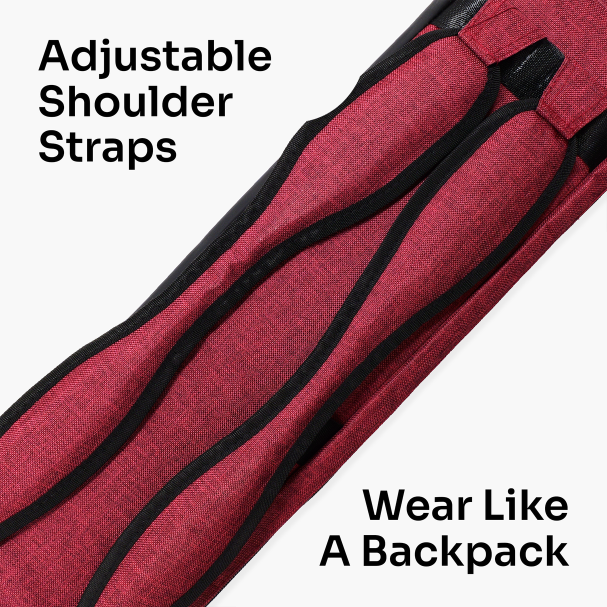 Dynamite Billiards by Darren Appleton 2 Piece American Pool Cue Case Bag with Shoulder Straps – 3 x 6 – Holds 3 Butts and 6 Shafts