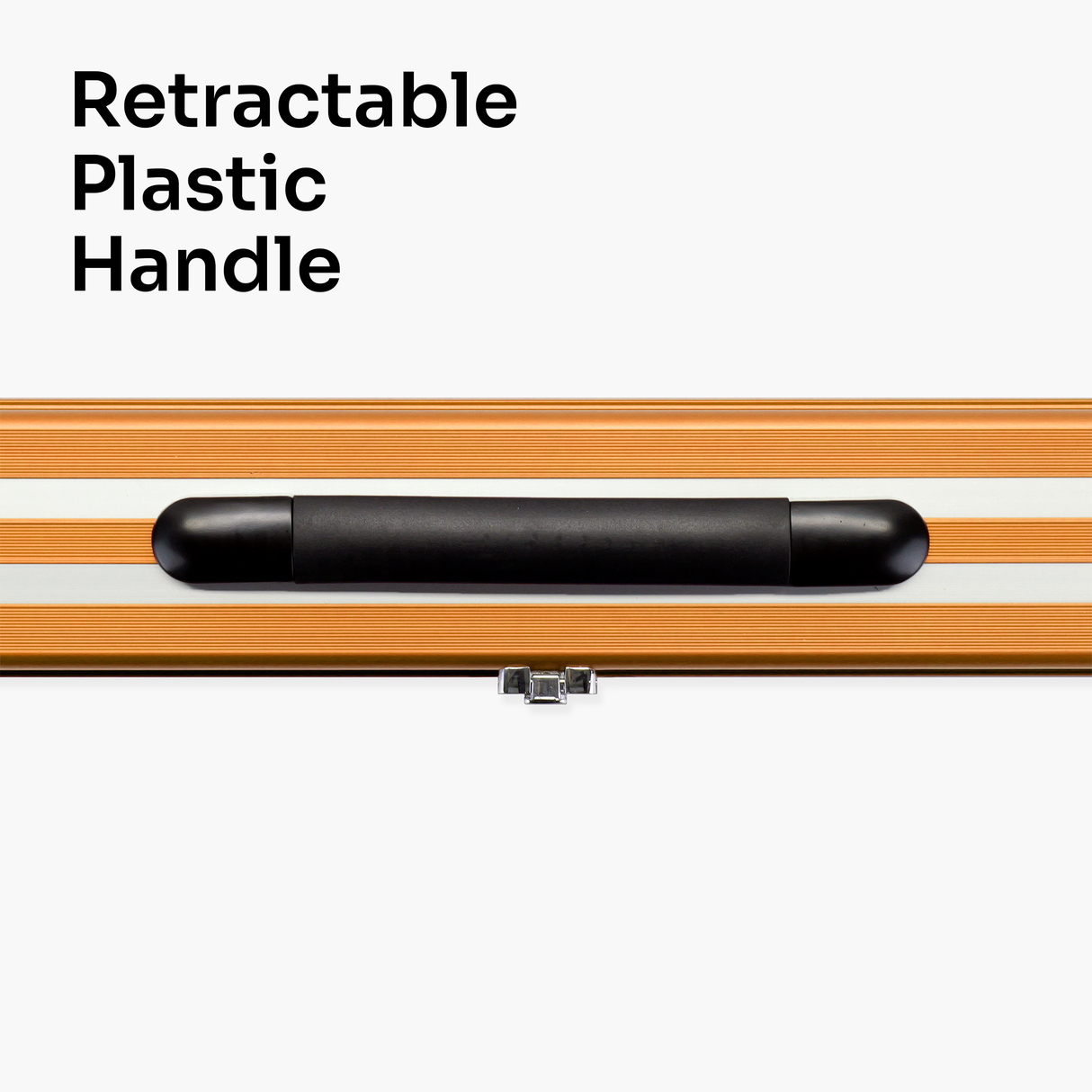 Silver Stripe Pro Aluminium Premium 3/4 Snooker and Pool Cue Case - Holds 1 x 3/4 Joint Cue + Extensions