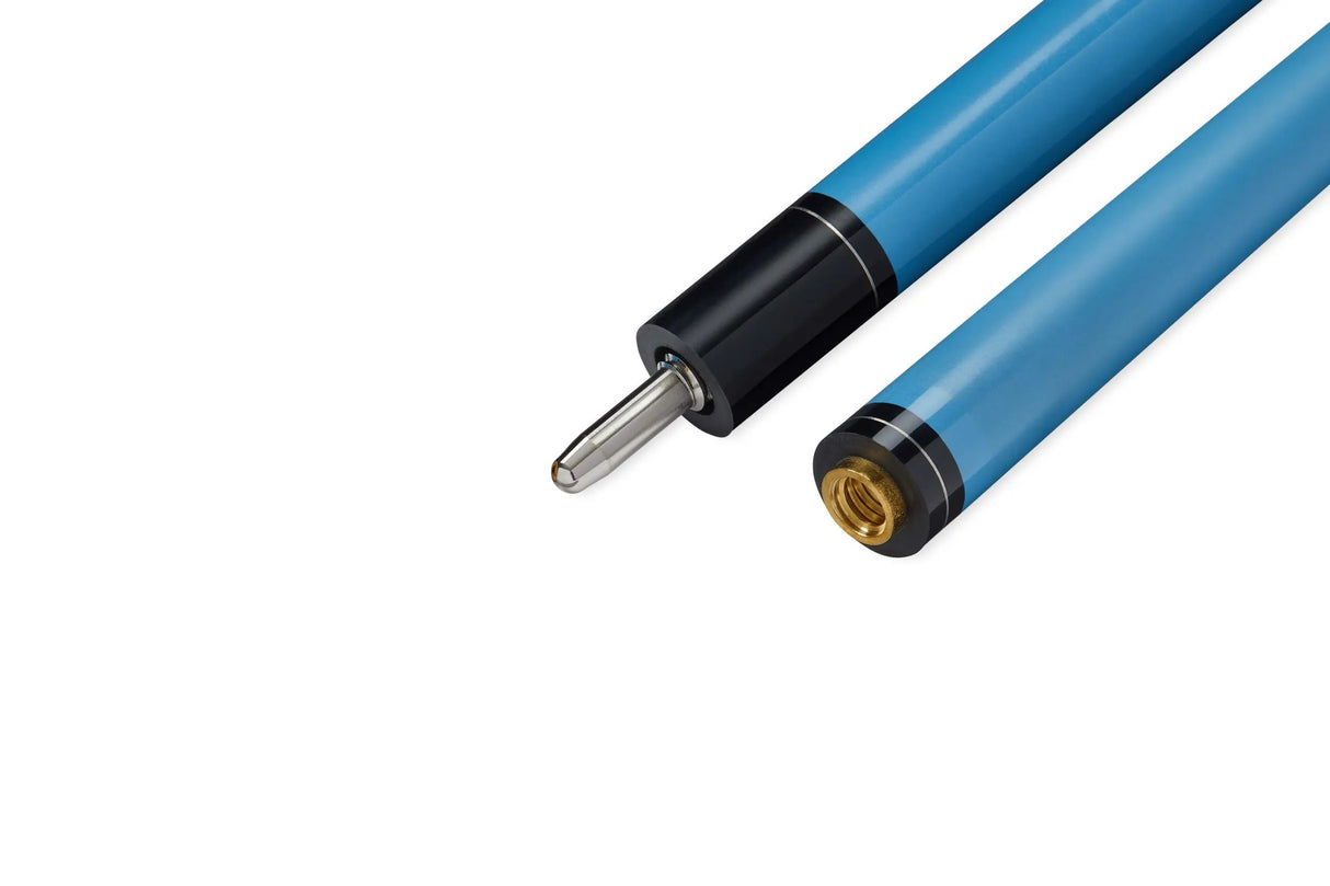 PowerGlide Quanta 57 Inch 2 Piece Carbon Fiber Low Deflection Pool Cue 10mm Tip