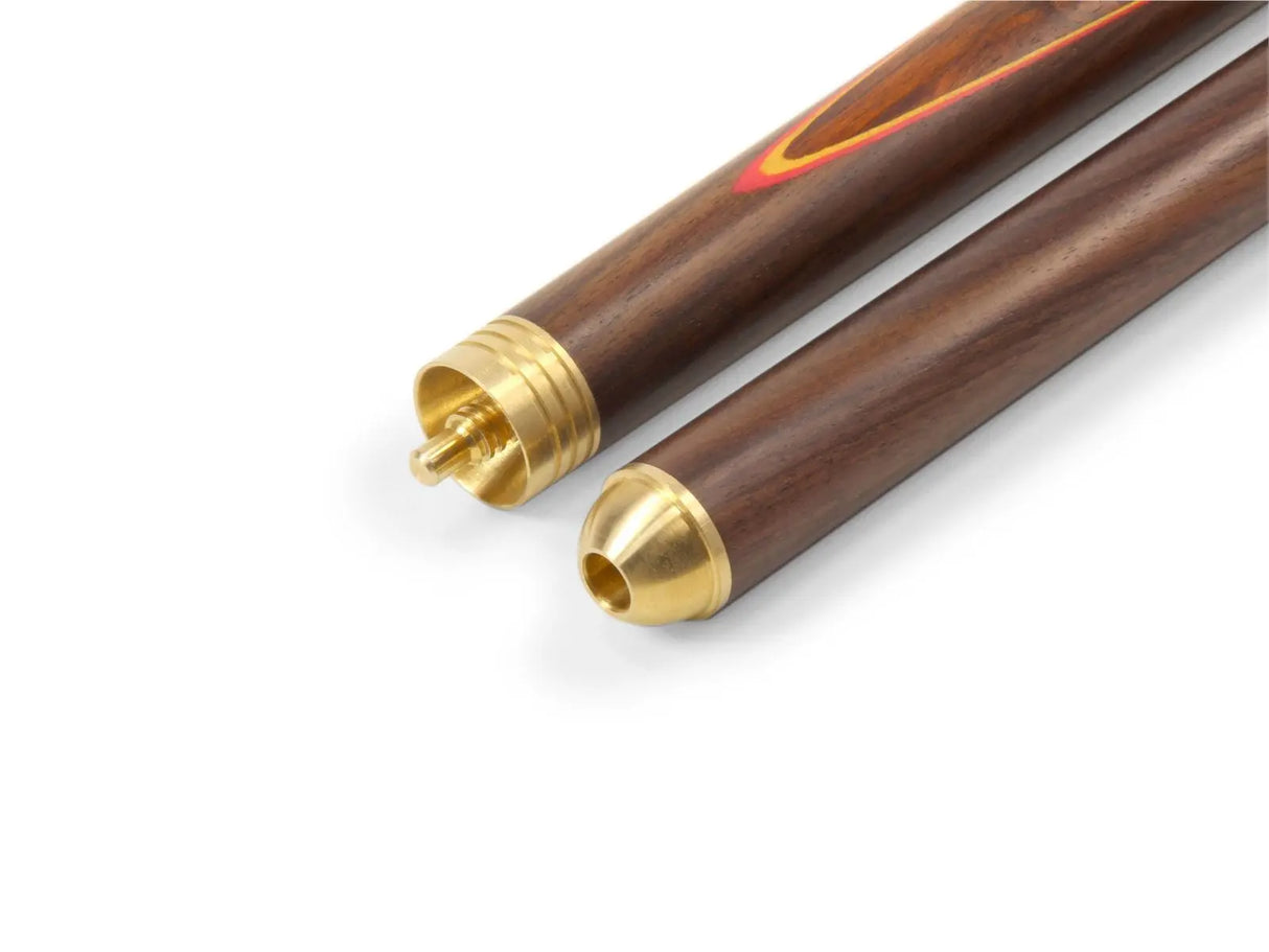 Peradon FLARE 3 Piece Matching Ash English 8 Ball Pool Cue 57 Inch – 8.5mm Tip Peradon