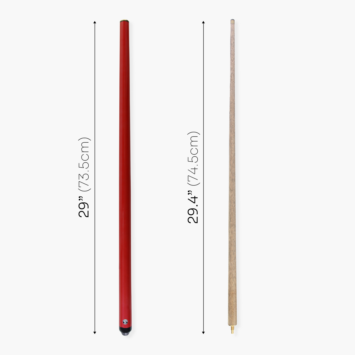 Jonny 8 Ball 57 Inch JET 2 Piece Ash Snooker Pool Cue - 9.5mm Tip