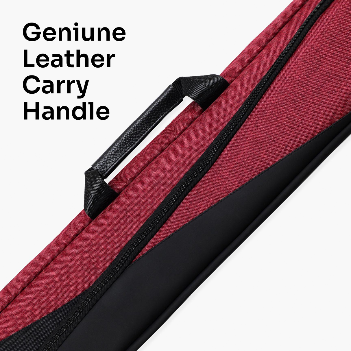 Dynamite Billiards by Darren Appleton 2 Piece American Pool Cue Case Bag with Shoulder Straps – 2 x 4 – Holds 2 Butts and 4 Shafts