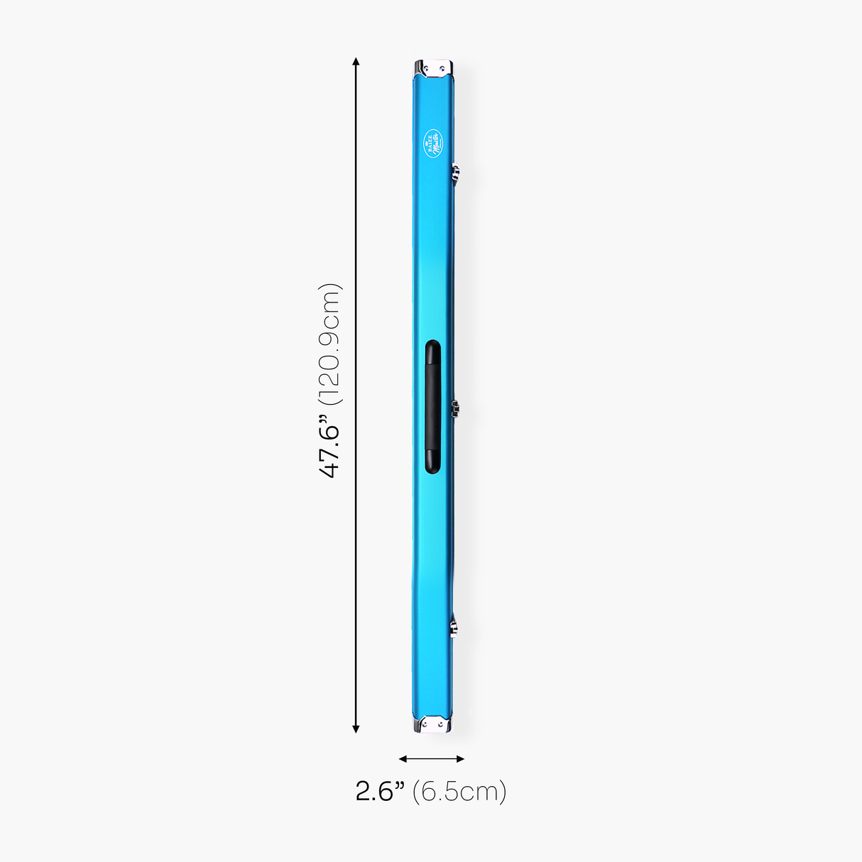 Baize Master SATIN LINE 3/4 Luxury Aluminium Cue Case - Holds 1 x 3/4 Joint Cue + Extensions