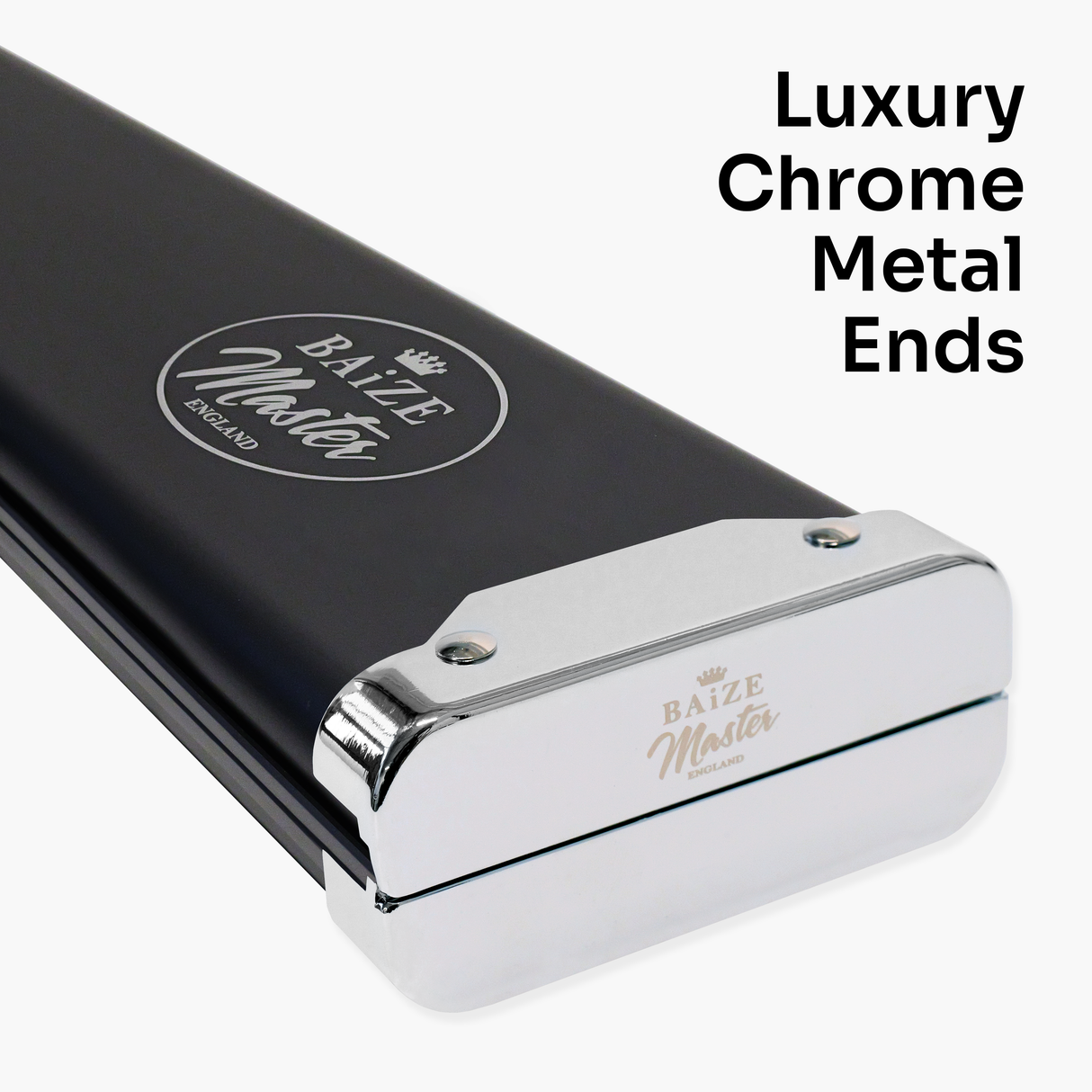 Baize Master SATIN LINE Pro Aluminium 3/4 Luxury Snooker Pool Cue Case – Holds Two ¾ Joint Cues