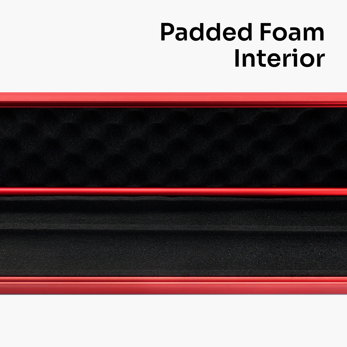 Silver Stripe Pro Aluminium Premium 3/4 Snooker and Pool Cue Case - Holds 1 x 3/4 Joint Cue + Extensions