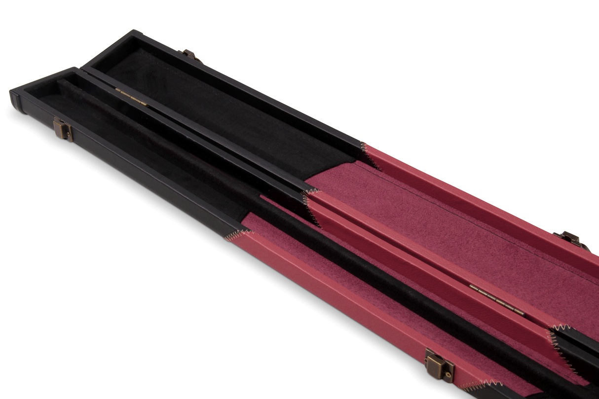 Baize Master 1 Piece ARROW Snooker Pool Cue Case with Plastic Ends - Holds 2 Cues