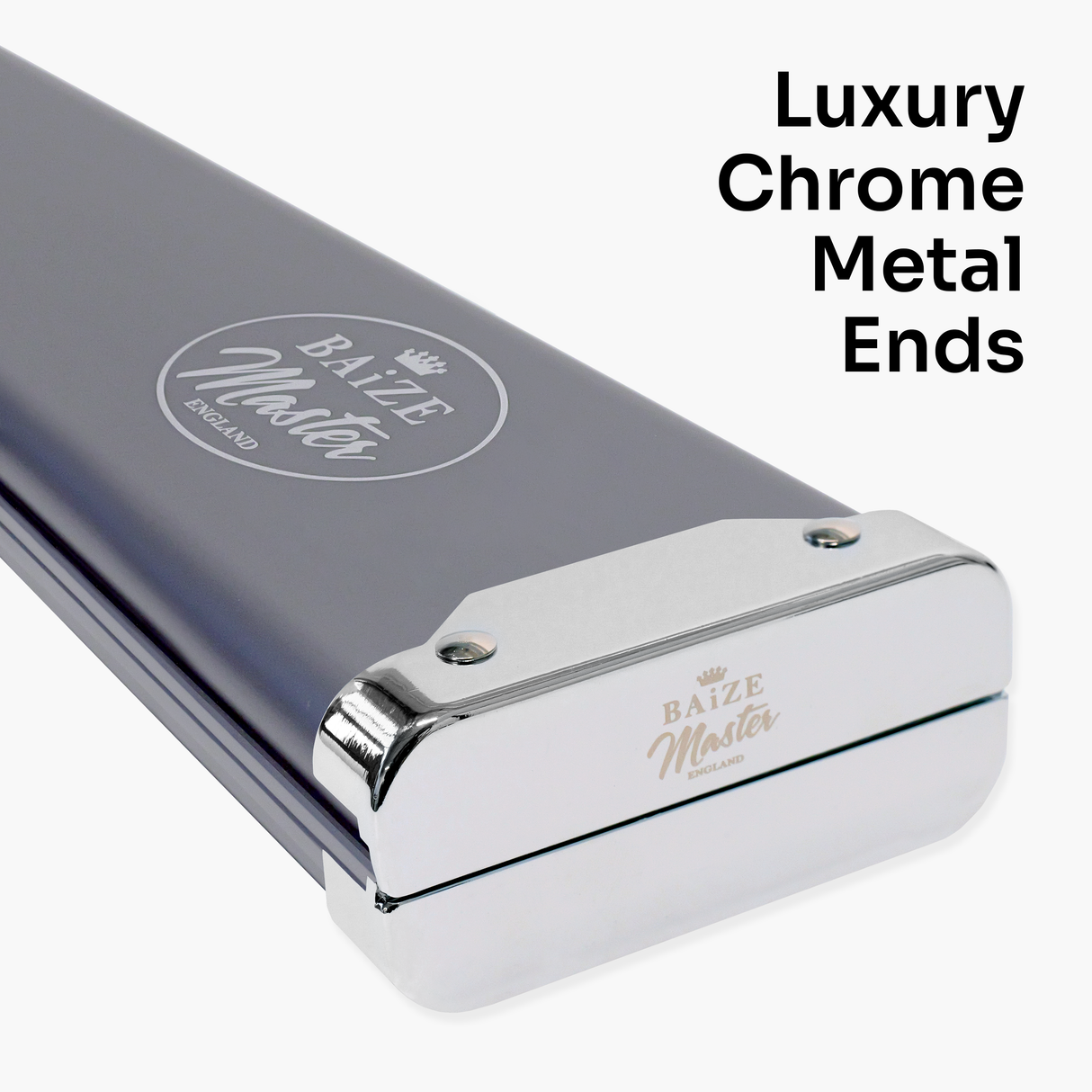 Baize Master SATIN LINE Pro Aluminium 3/4 Luxury Snooker Pool Cue Case – Holds Two ¾ Joint Cues