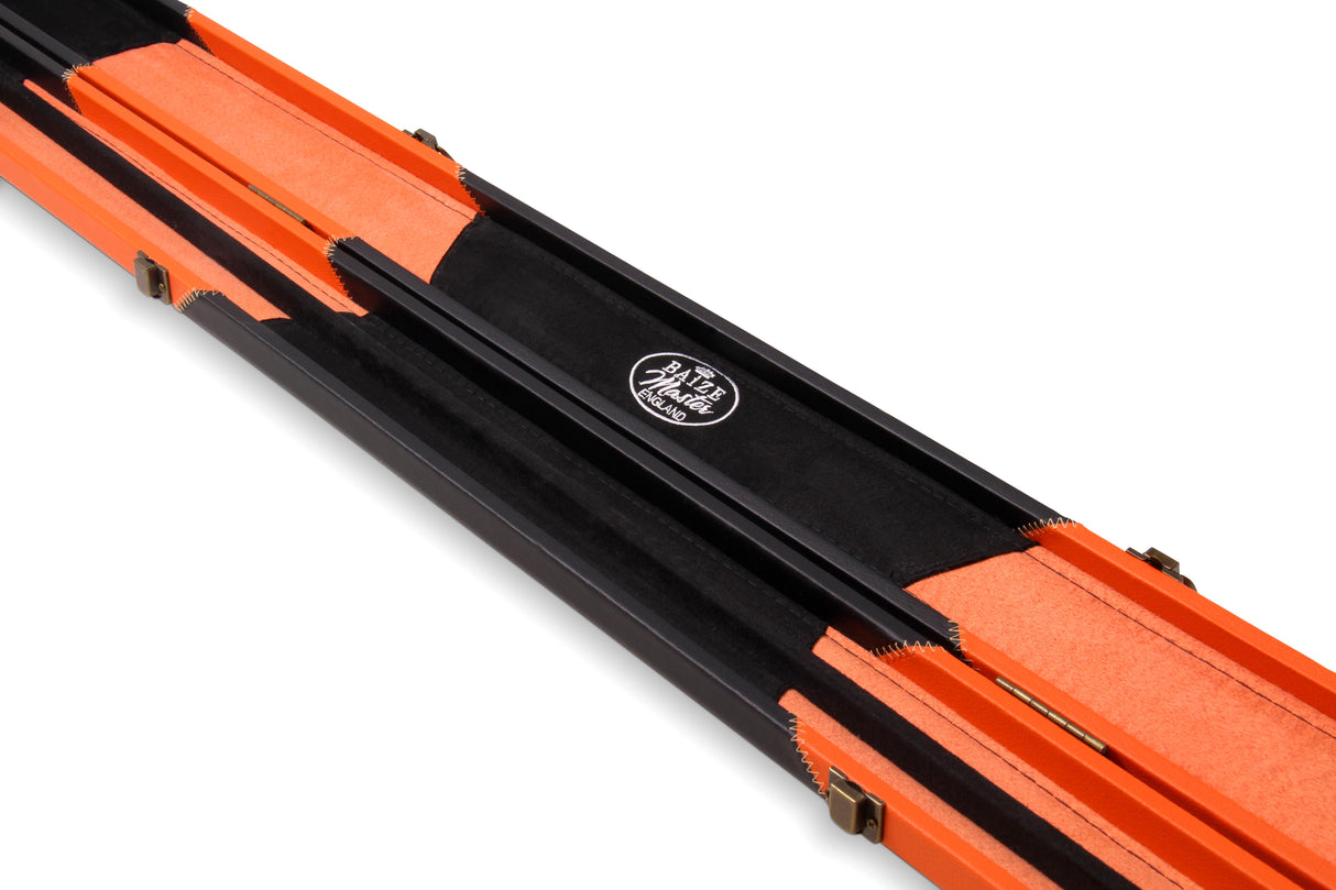 Baize Master 1 Piece ARROW Snooker Pool Cue Case with Plastic Ends - Holds 2 Cues