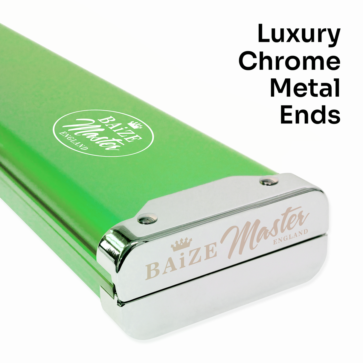 Baize Master SATIN LINE Pro Aluminium 3/4 Luxury Snooker Pool Cue Case – Holds Two ¾ Joint Cues Baize Master