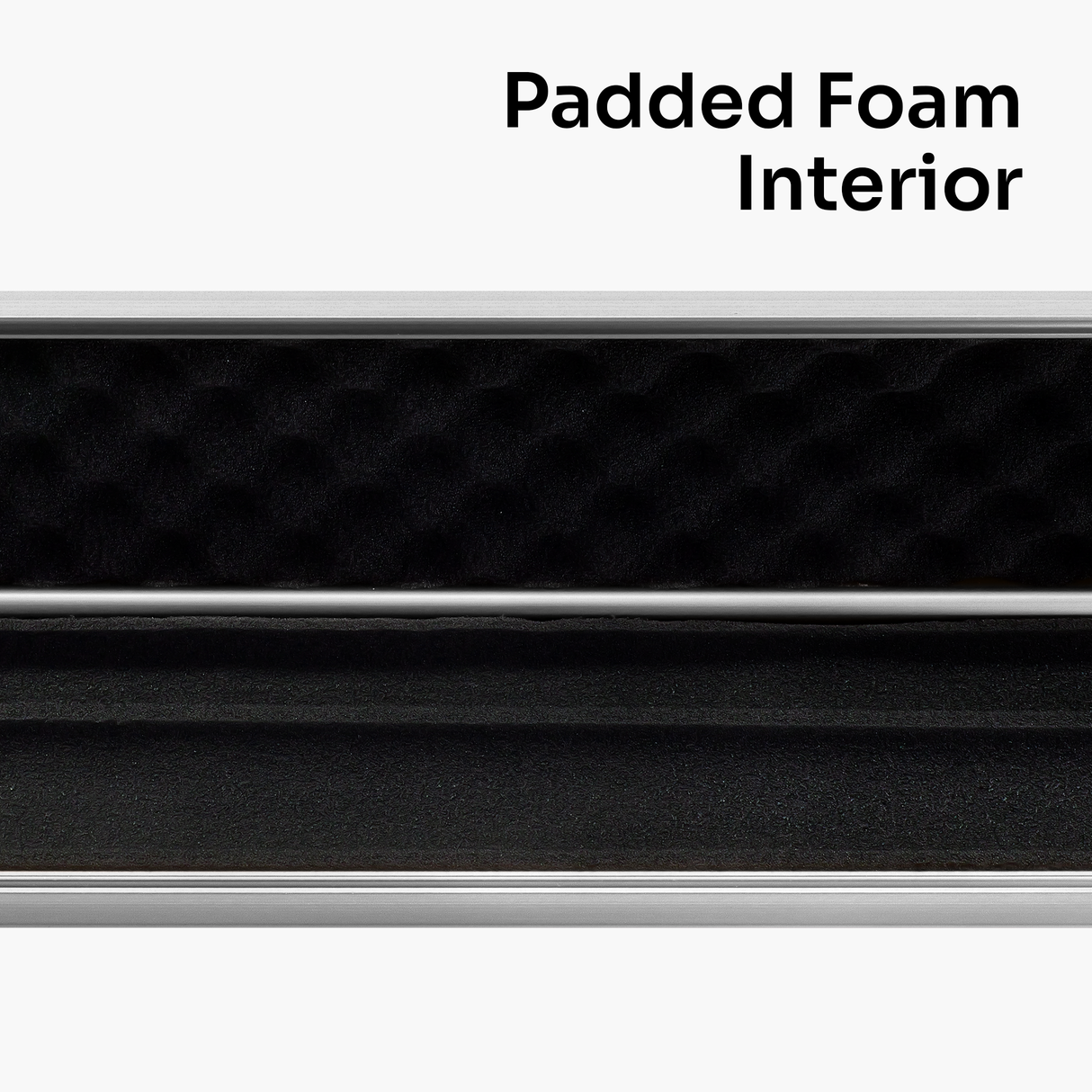 Silver Stripe Pro Aluminium Premium 3/4 Snooker and Pool Cue Case - Holds 1 x 3/4 Joint Cue + Extensions