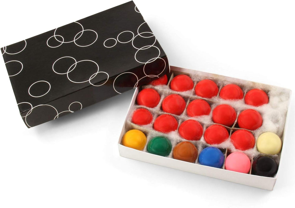 Funky Chalk 1 1/2 Inch 38mm Economy Kids Snooker Balls - 22 Ball Set with 15 Reds