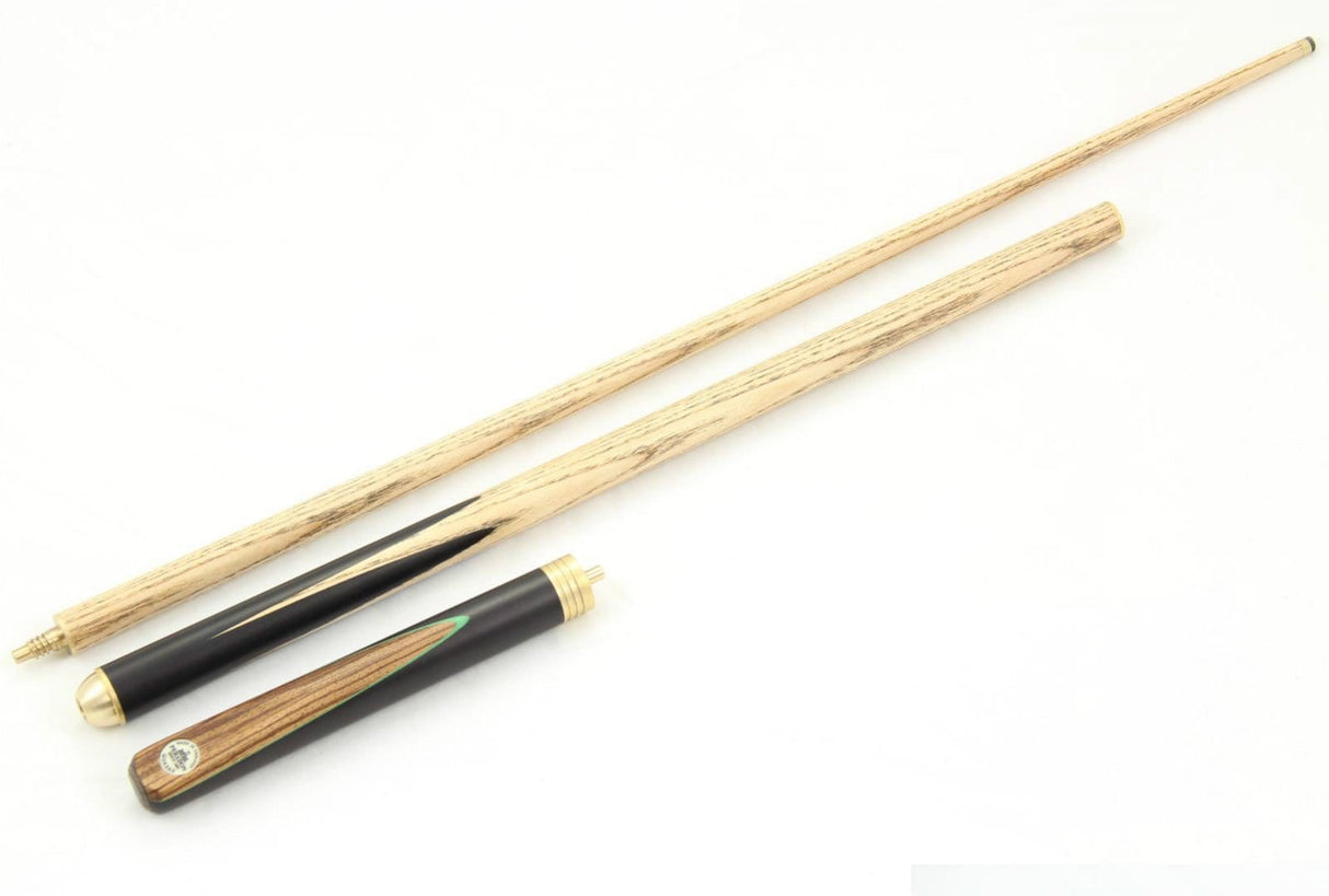Peradon QUASAR 3 Piece Ash Ebony & Zebrano Snooker Pool Cue 55 Inch - 8.5mm Tip