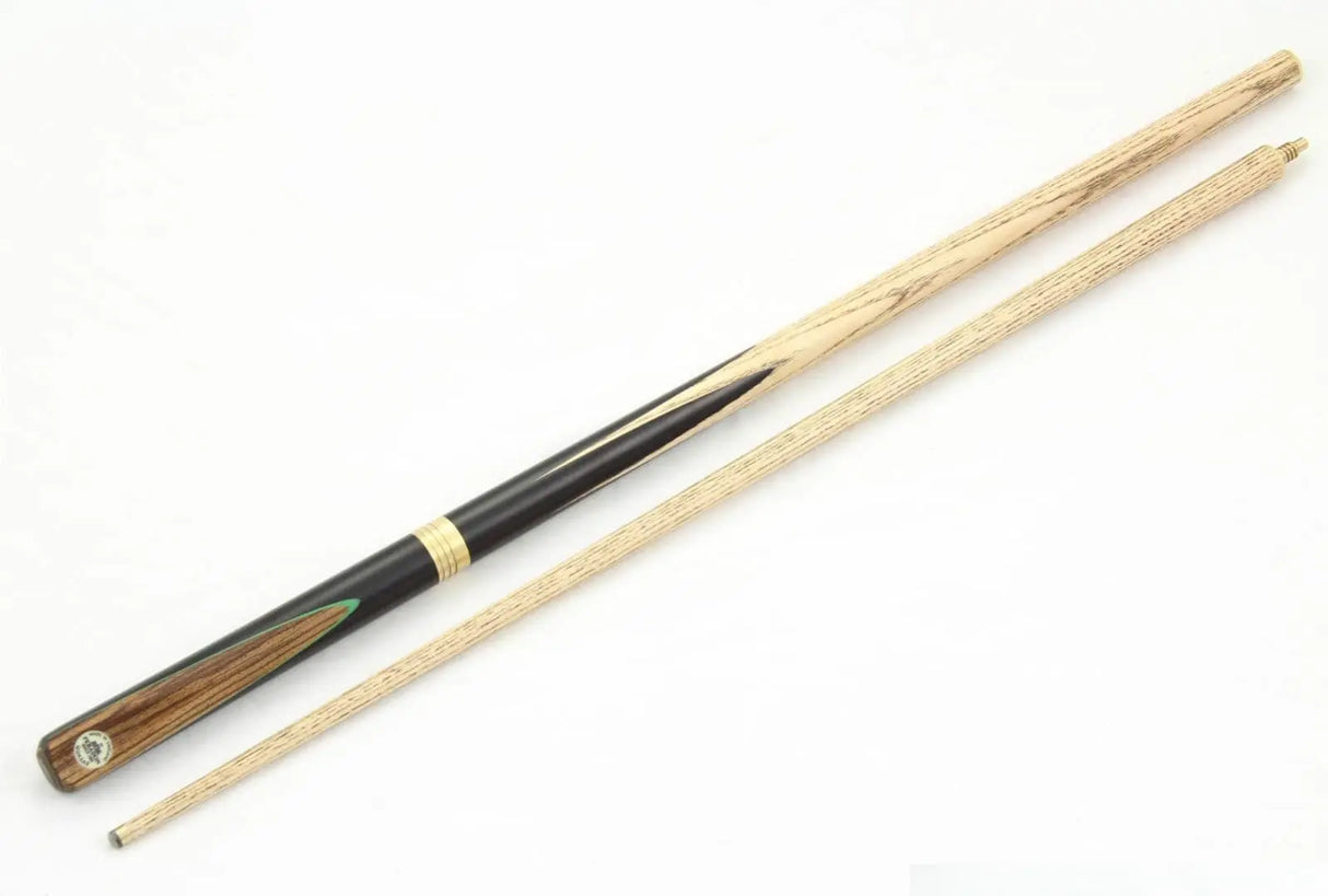 Peradon QUASAR 3 Piece Ash Ebony & Zebrano Snooker Pool Cue 55 Inch - 8.5mm Tip Peradon