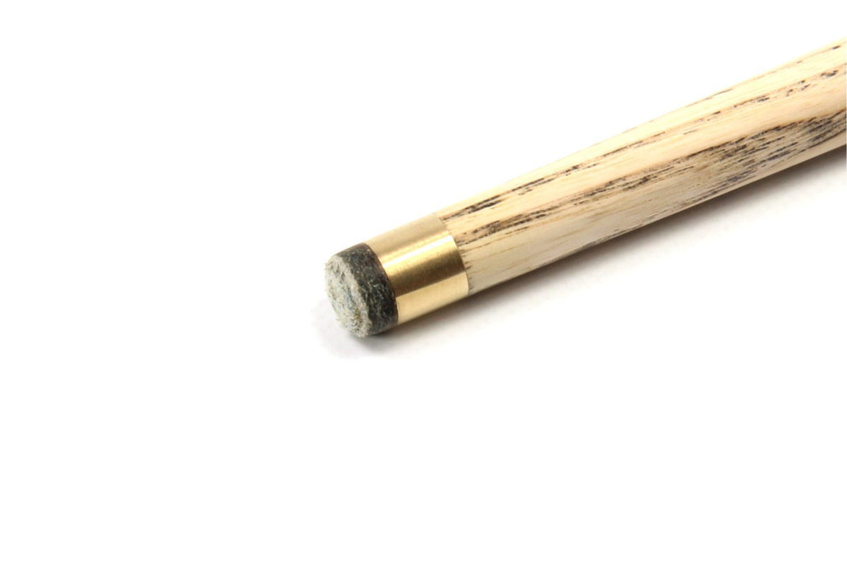 Jonny 8 Ball BLACK JET PRO PRECISION 57 Inch 8mm Tip English Pool Cue with Matching Ash Grain and Jonny 8 Ball BLACK REINFORCED Hard Case Jonny 8 Ball
