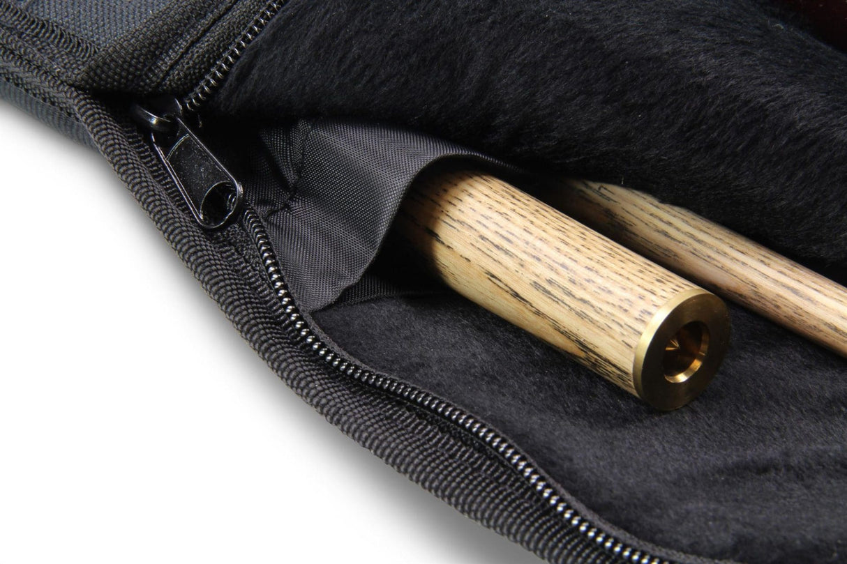 Baize Master RED FLASH Luxury Soft Case for 2pc Centre-Jointed Cue & Mini Ext Baize Master
