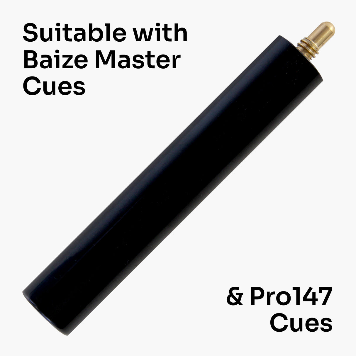 6 Inch Mini Butt Extension for Baize Master & PRO147 Cues | Cue + Case