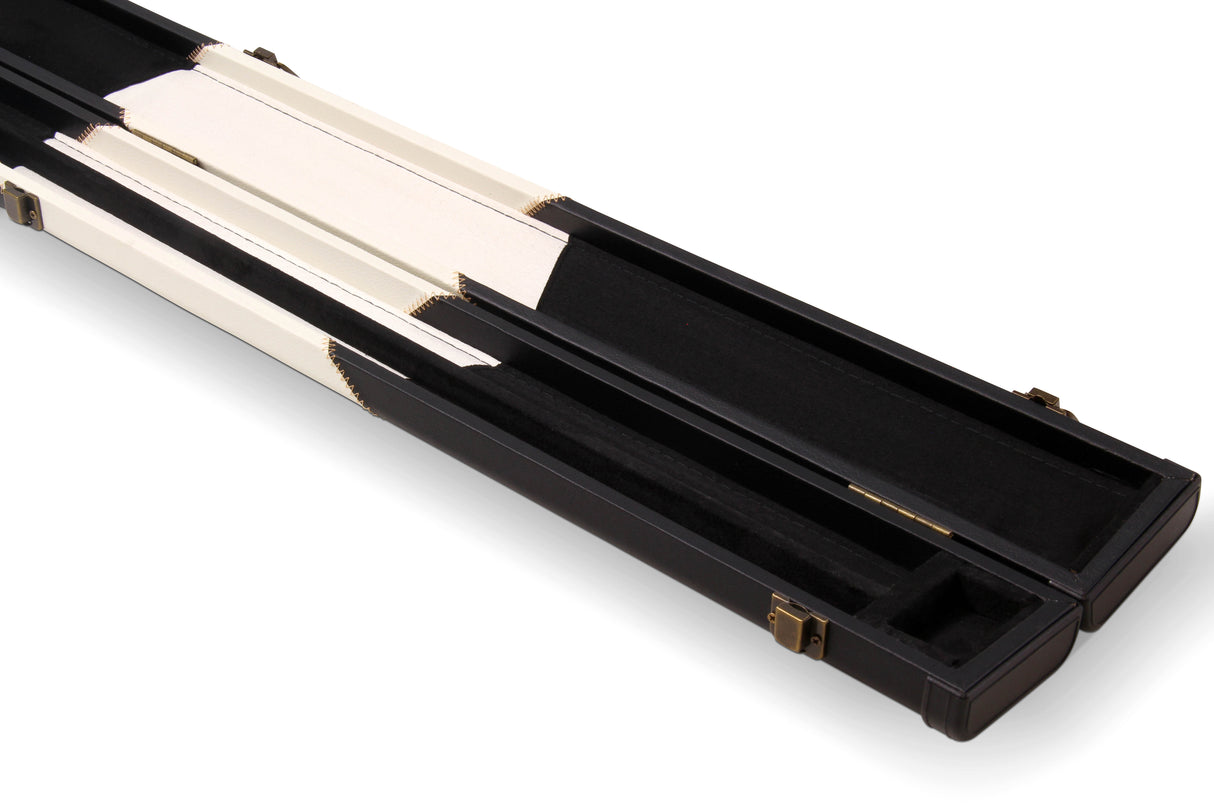 Baize Master 1 Piece ARROW Snooker Pool Cue Case with Plastic Ends - Holds 2 Cues