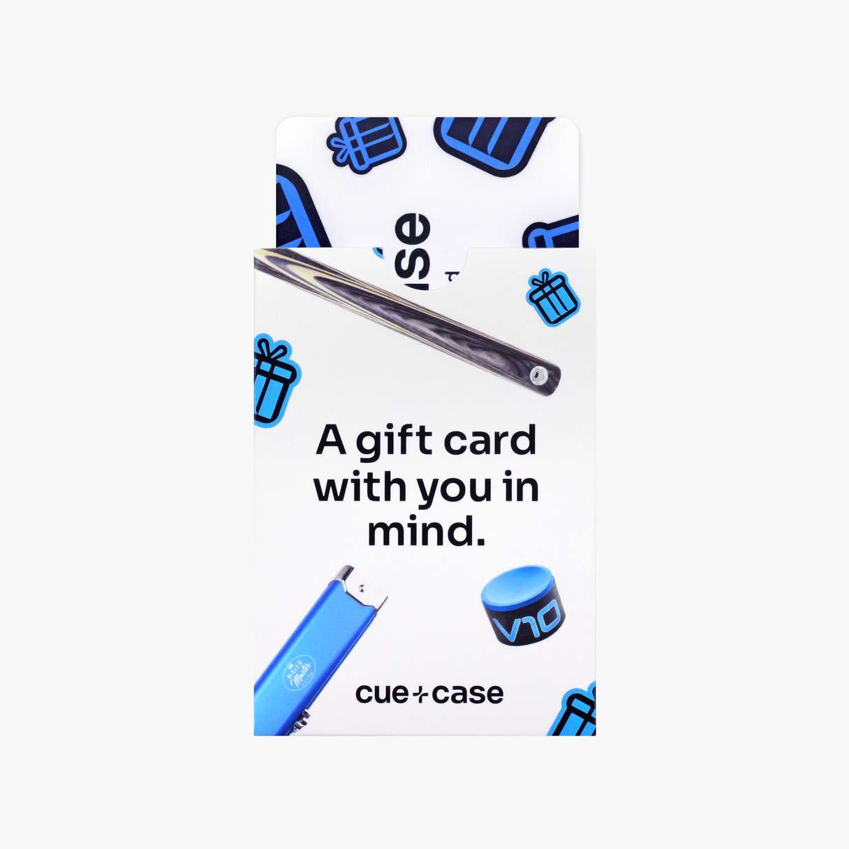 Cue + Case Gift Card Tin + Towel Set