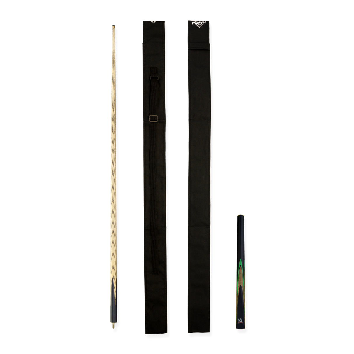 Spartan Fury VANQUISH 3/4 Joint Snooker Pool Cue and Soft Case Set 9.5mm Tip