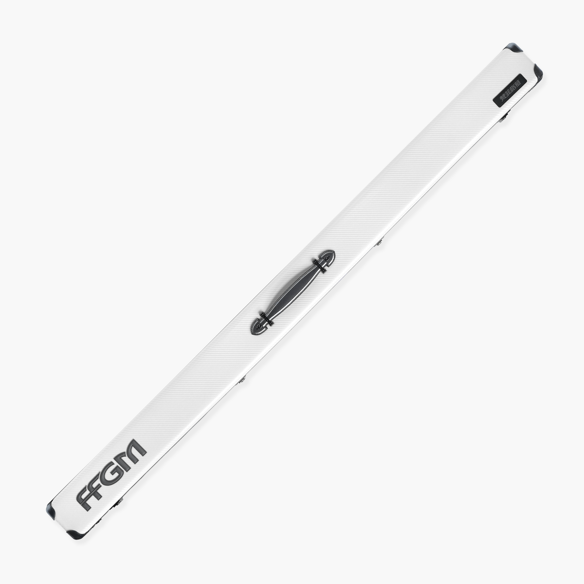 FFGM The Rocket Ronnie O'Sullivan 1 Piece 3 Slot Ultra Luxury White Snooker and Pool Cue Case - Holds 3 x One Piece Cues
