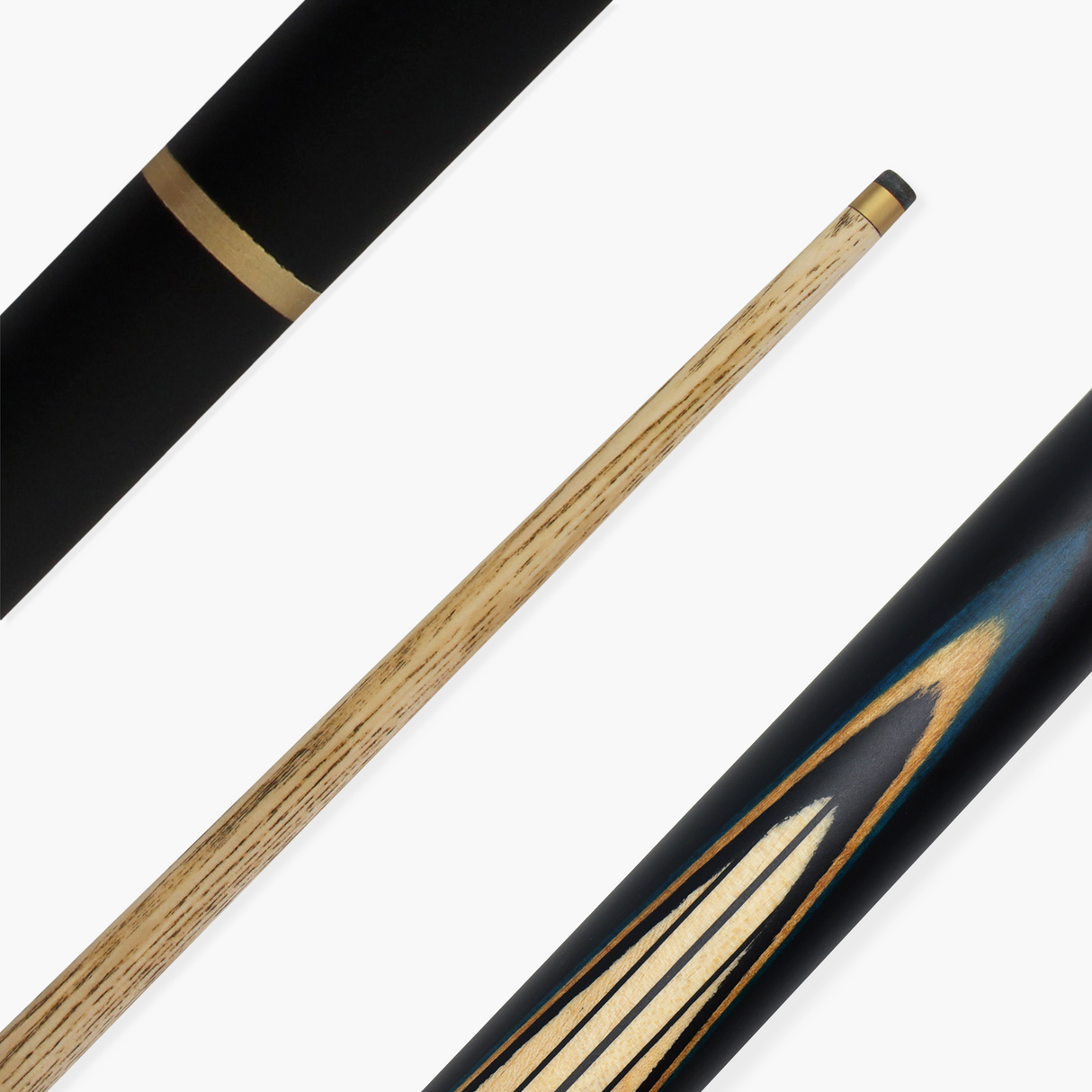 Jonny 8 Ball 57 Inch Traditional ¾ Jointed Ash Snooker Pool Cue 9mm tip + Mini Butt Jonny 8 Ball