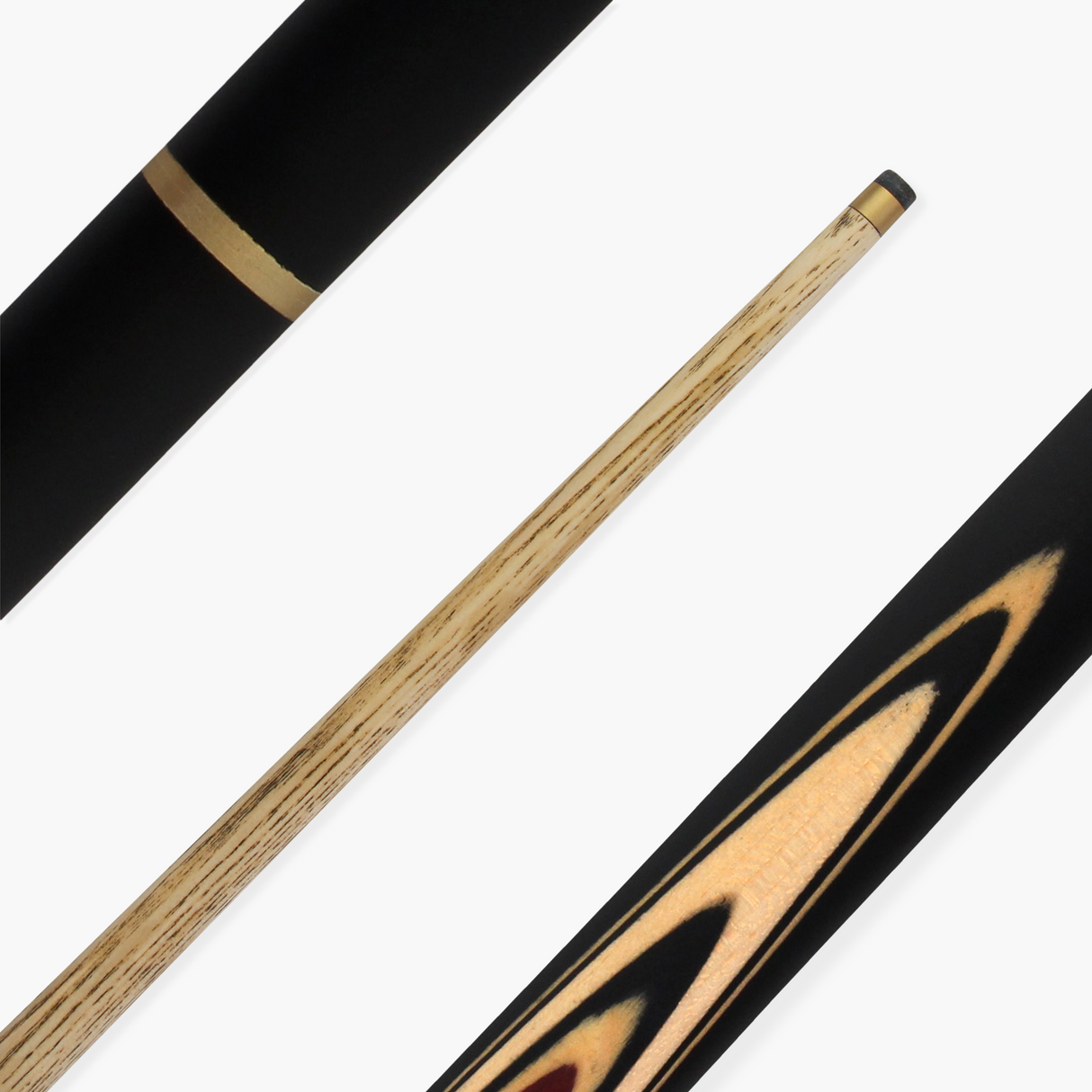 Jonny 8 Ball 57 Inch Traditional ¾ Jointed Ash Snooker Pool Cue 9mm tip + Mini Butt Jonny 8 Ball