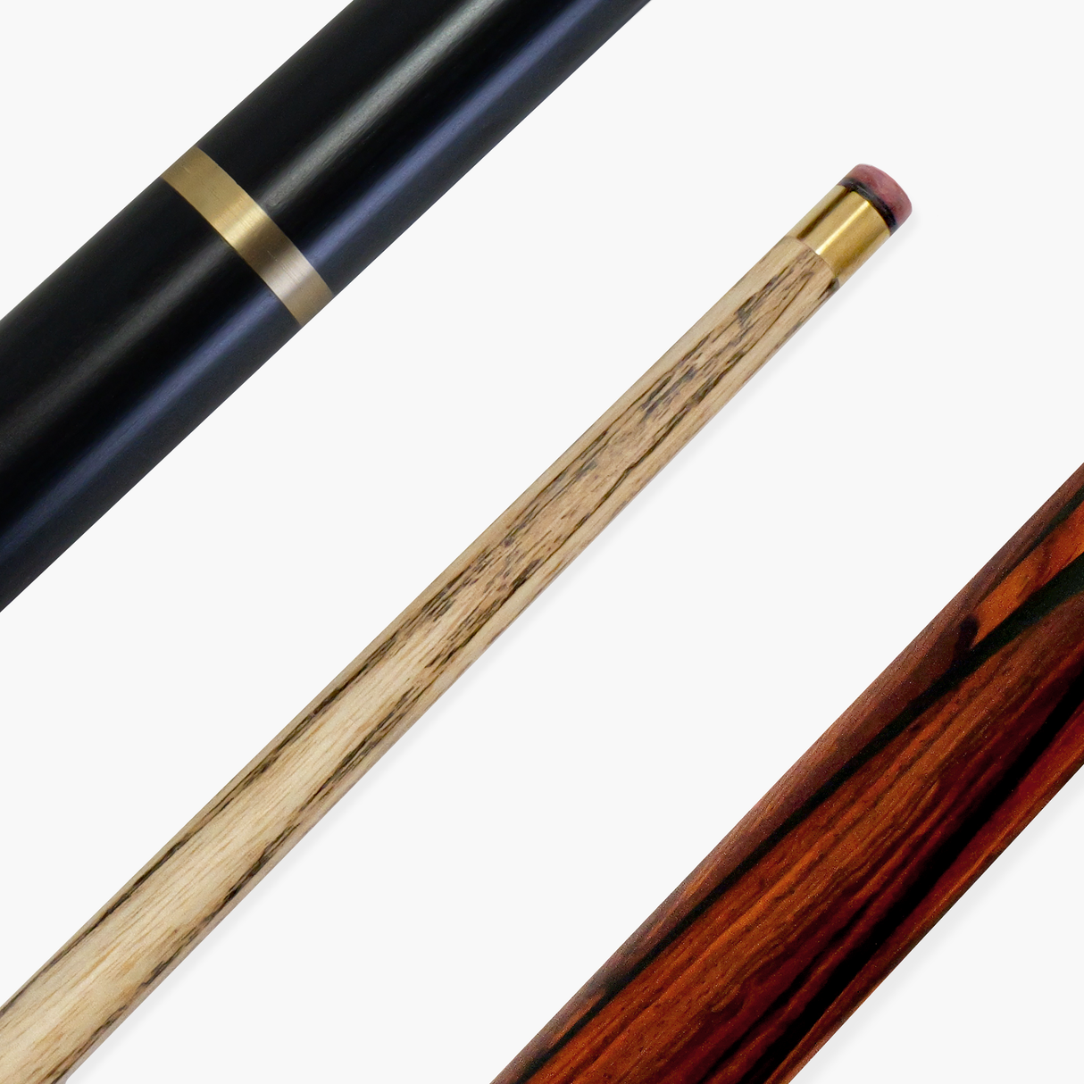 PRO147 Pearl Series Fire 57 Inch 3/4 Jointed Snooker Pool Cue 9.5mm Pro Leather Tip