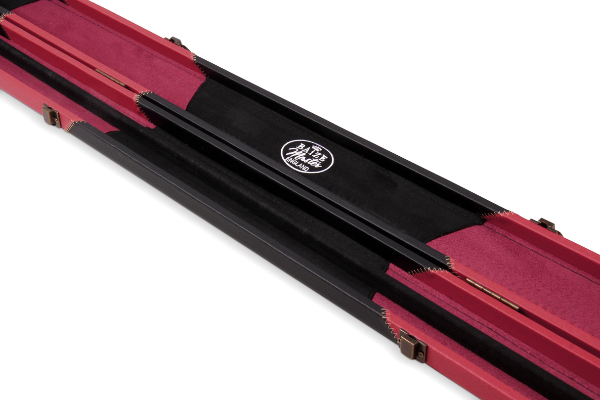 Baize Master 1 Piece ARROW Snooker Pool Cue Case with Plastic Ends - Holds 2 Cues