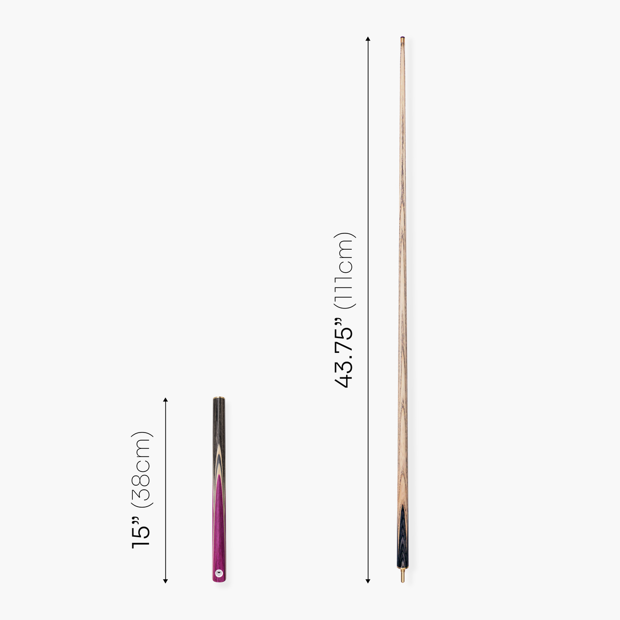 PRO147 TRIUMPH 3/4 Joint Premium Ash Snooker and Pool Cue with 9.5mm Professional Layered Tip