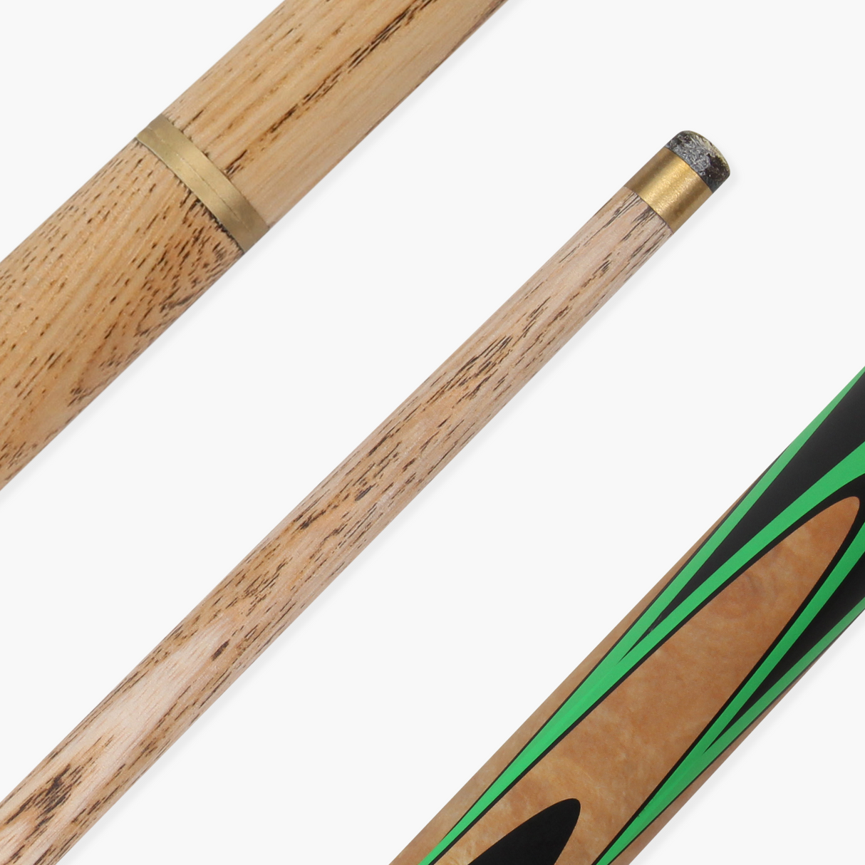 Jonny 8 Ball VANQUISH 48 Inch 2 Piece Junior Kids Snooker Pool Cue 10mm Tip