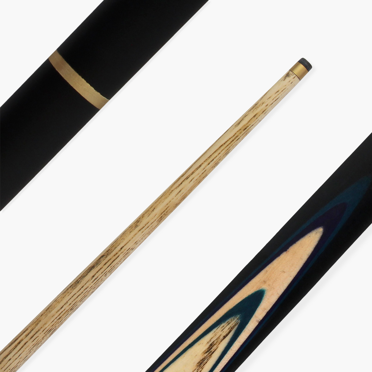 Jonny 8 Ball 57 Inch Traditional ¾ Jointed Ash Snooker Pool Cue 9mm tip + Mini Butt Jonny 8 Ball