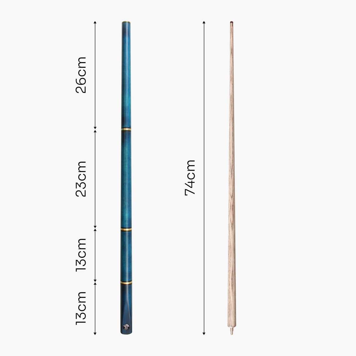 Jonny 8 Ball COMBI Length Adjustable 5 Piece Ash Snooker Pool Cue – 9mm Tip Jonny 8 Ball