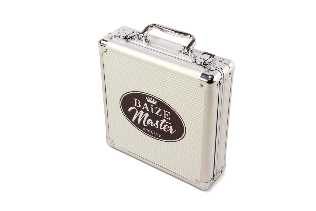 Baize Master Silver English Pool Ball Flight Carry Case - 16 Pool Balls (2 Inch)