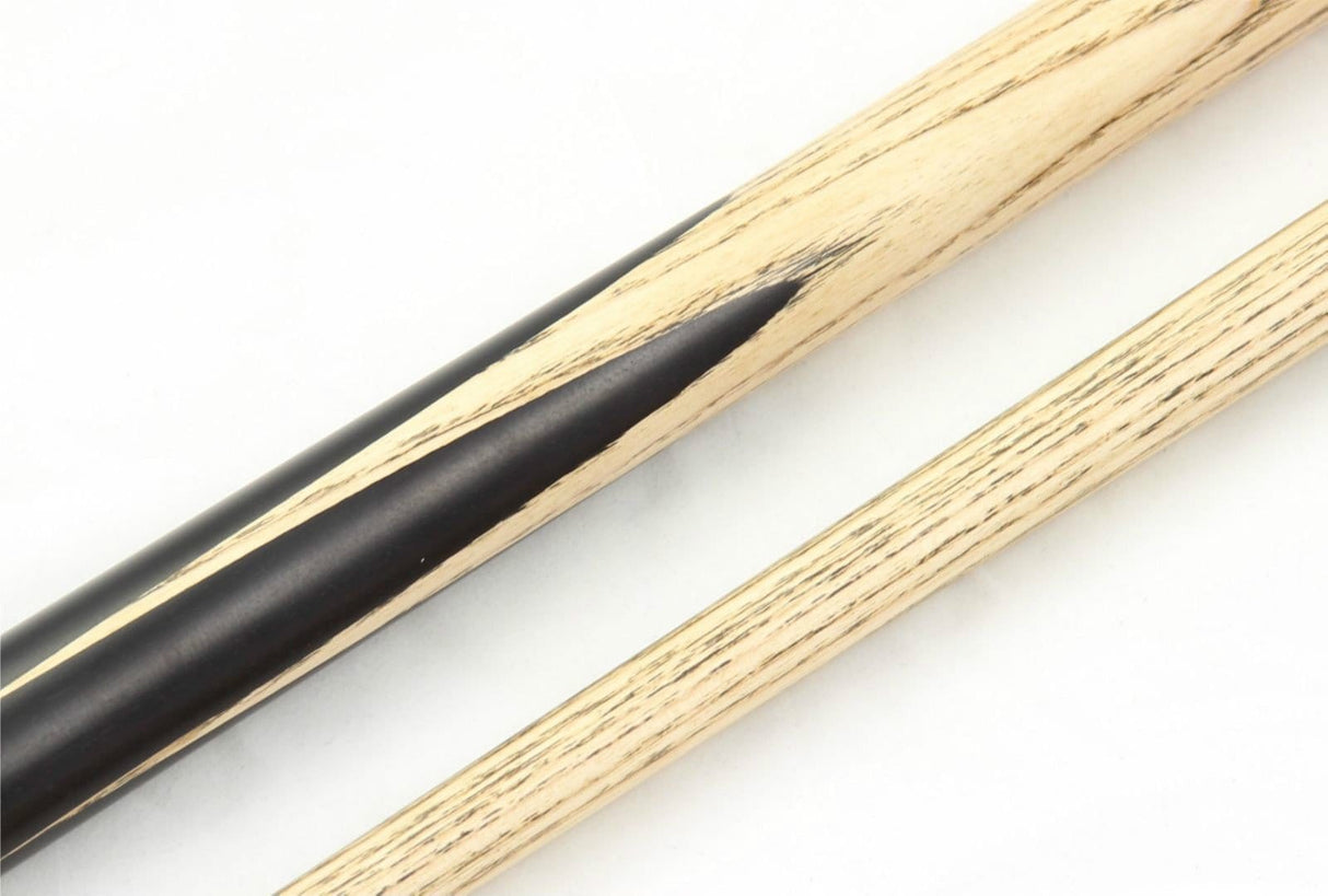 Peradon QUASAR 3 Piece Ash Ebony & Zebrano Snooker Pool Cue 55 Inch - 8.5mm Tip