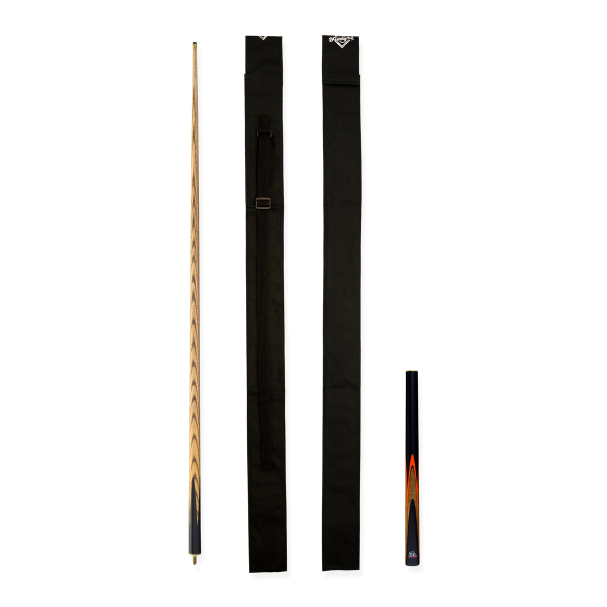 Spartan Fury VANQUISH 3/4 Joint Snooker Pool Cue and Soft Case Set 9.5mm Tip