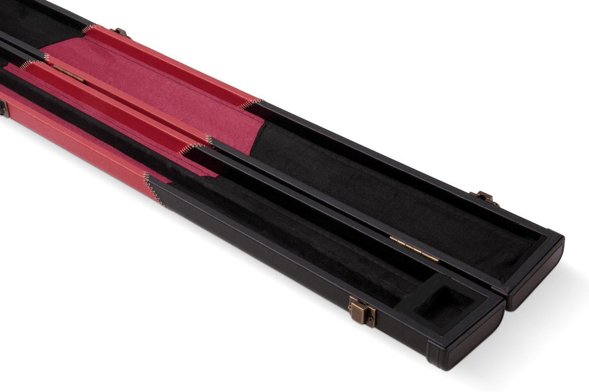 Baize Master 1 Piece ARROW Snooker Pool Cue Case with Plastic Ends - Holds 2 Cues