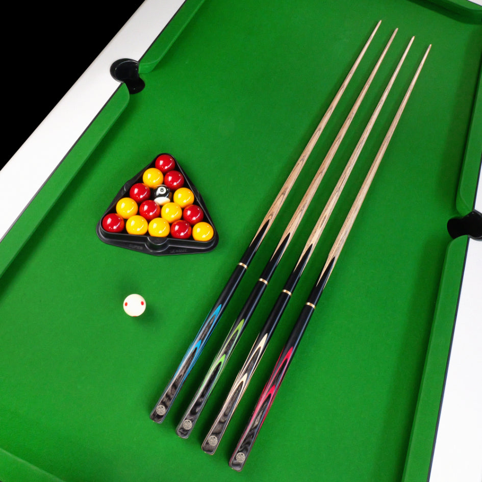Baize Master G14 Emperor 57 Inch ¾ Professional English Pool Cue 8.5mm with with Hand Fitted PRO SPIN Medium Tip - Hand Finished in the UK by Cue Care Jim using Lynch’s Cue Balm