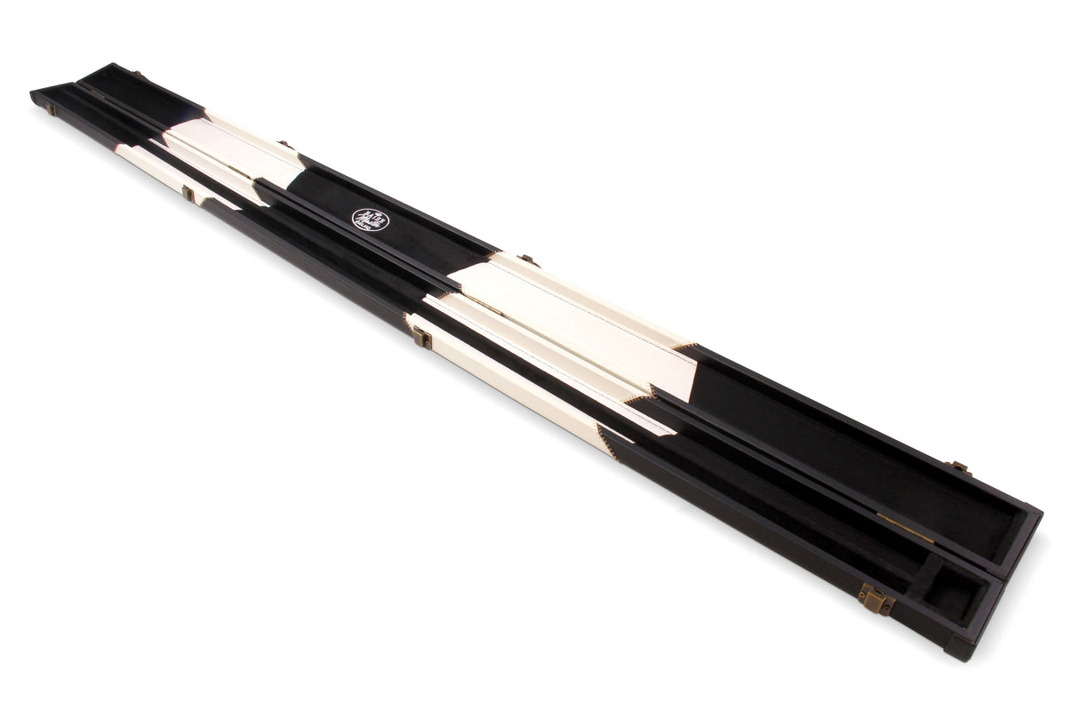 Baize Master 1 Piece ARROW Snooker Pool Cue Case with Plastic Ends - Holds 2 Cues