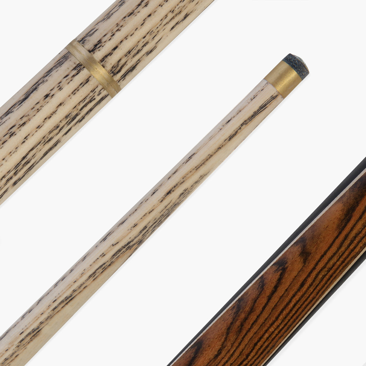Baize Master Kingswood 57 Inch 2 Piece Snooker Pool Cue and Case Set 9.5mm Tip