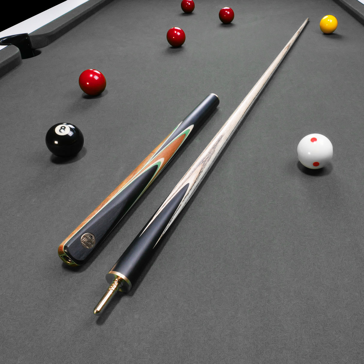 Baize Master Forest Marksman ¾ Joint English Pool Cue with 8.5mm Baize Master Pro Impact Hybrid Tip