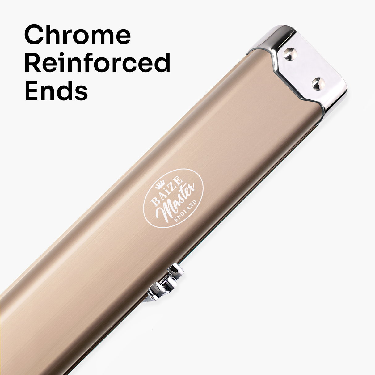 Baize Master SATIN LINE 3/4 Luxury Aluminium Cue Case - Holds 1 x 3/4 Joint Cue + Extensions